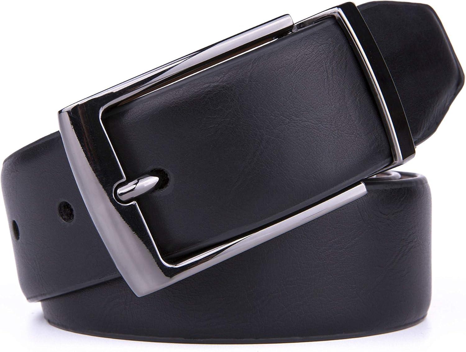 MEN FAUX LEATHER PLAIN BELTS
